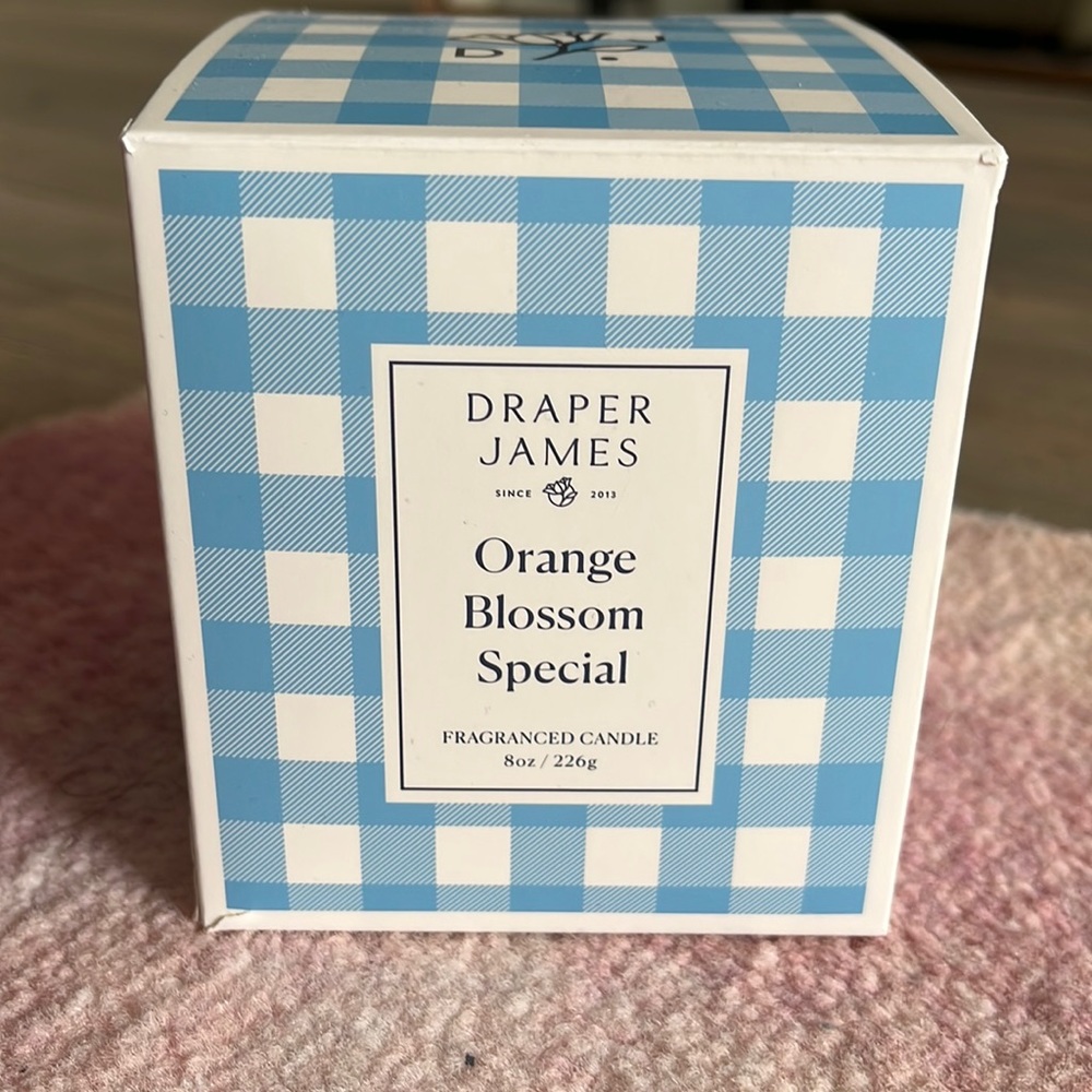 Orange blossom candle